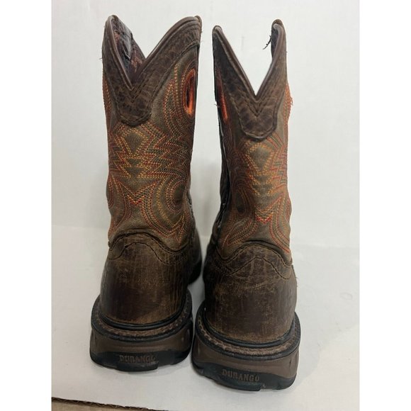 Lil' Durango® Maverick XP™ Little Kid's Bay Brown Western Boot - Picture 2 of 5